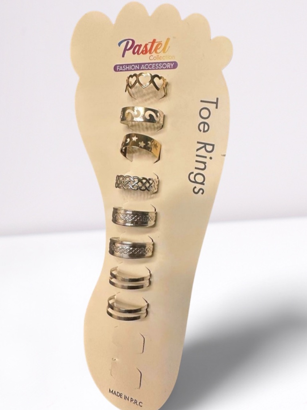 Toe Rings Set - 8 Pack
